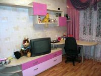 комплект подростковой мебели для девочки на заказ ЛДСП
