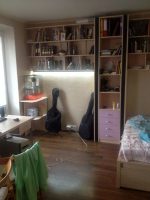 комплект мебели для спальни на заказ ЛДСП, тамбурат, подсветка