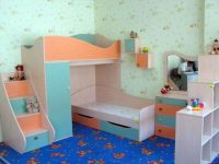 комплект мебели для детской комнаты на заказ ЛДСП 