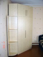угловой шкаф распашной на заказ ЛДСП