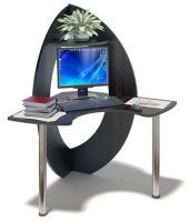 угловой компьютерный стол на заказ ЛДСП