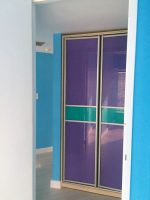 распашной шкаф на заказ лакобель ЛДСП