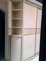 радиусной шкаф-купе на заказ акрил ЛДСП