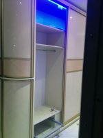 радиусной шкаф-купе на заказ акрил ЛДСП