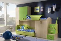 кровать для детской комнаты на заказ МДФ