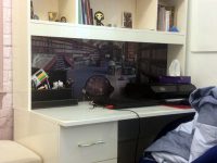 компьютерный стол на заказ МДФ глянец с фотопечатью