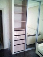 встроенный шкаф-купе на заказ зеркало ЛДСП