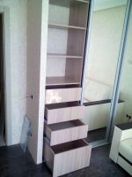 встроенный шкаф-купе на заказ зеркало ЛДСП