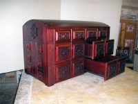 комод сундук нестандартная мебель на заказ резное дерево