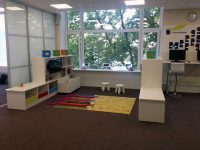 детский уголок , мебель для библиотеки на заказ ЛДСП ГОСТ